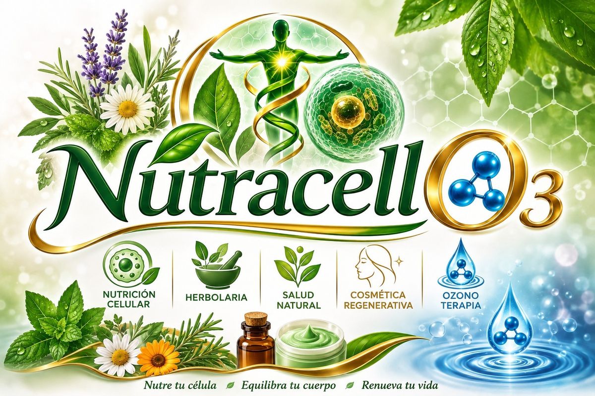 Nutracell O3 — nutrición celular, herbolaria, salud natural, cosmética regenerativa y ozonoterapia
